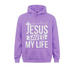 Inspirational “Jesus Saved My Life” Premium Pullover