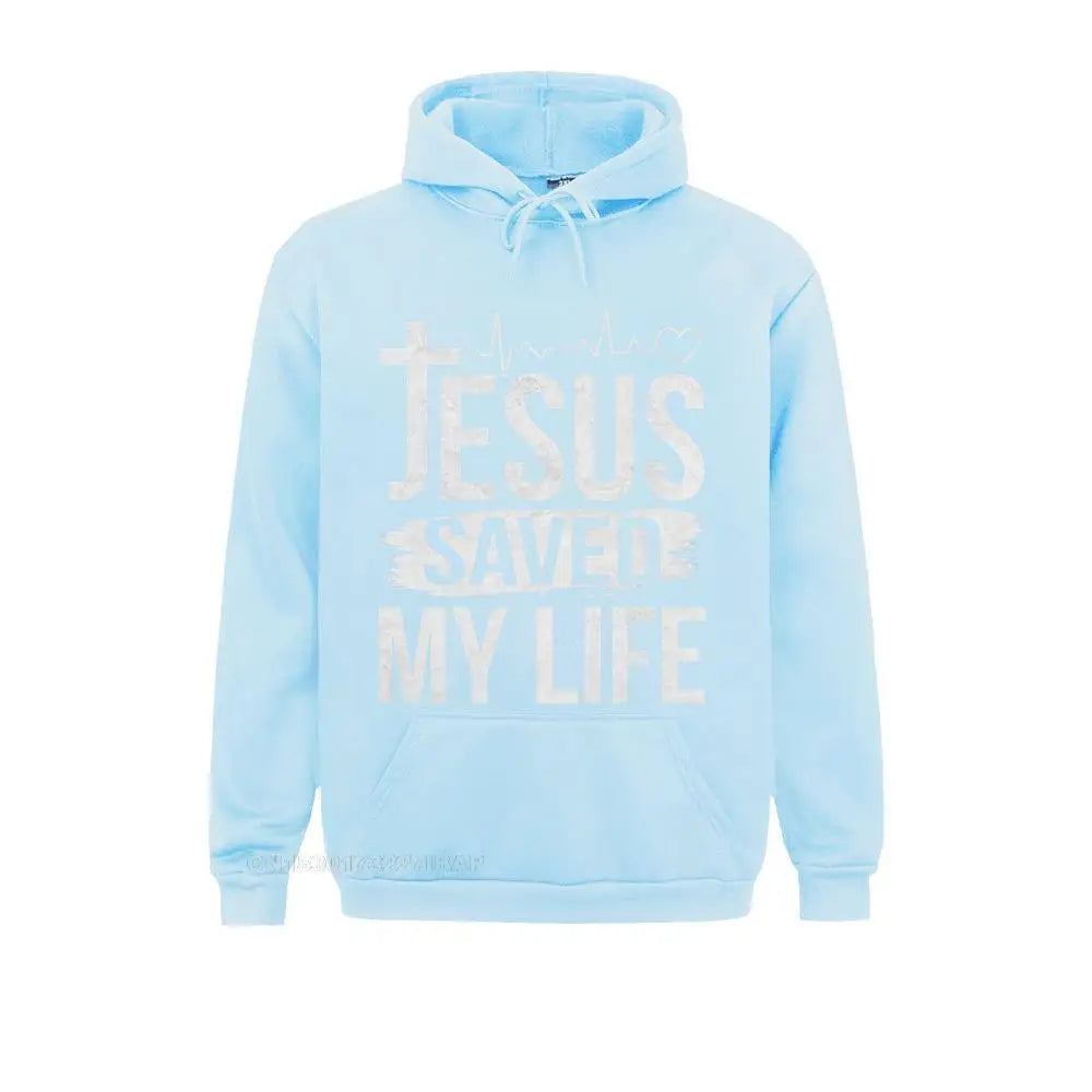 Inspirational “Jesus Saved My Life” Premium Pullover