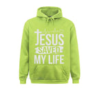 Inspirational “Jesus Saved My Life” Premium Pullover