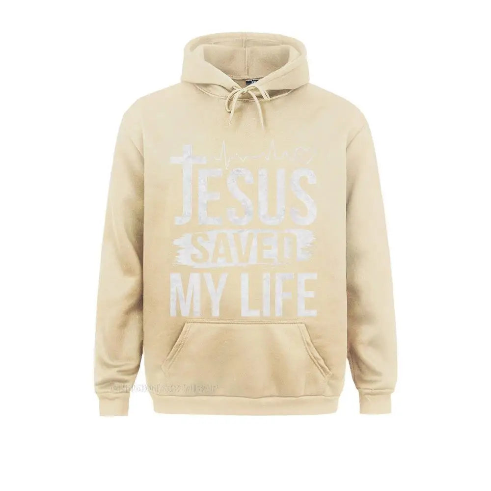 Inspirational “Jesus Saved My Life” Premium Pullover