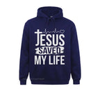 Inspirational “Jesus Saved My Life” Premium Pullover