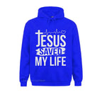 Inspirational “Jesus Saved My Life” Premium Pullover