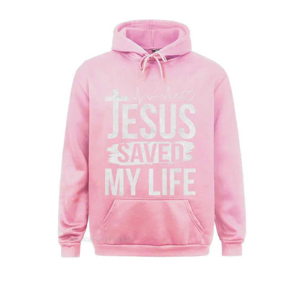 Inspirational “Jesus Saved My Life” Premium Pullover