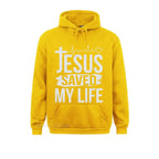 Inspirational “Jesus Saved My Life” Premium Pullover