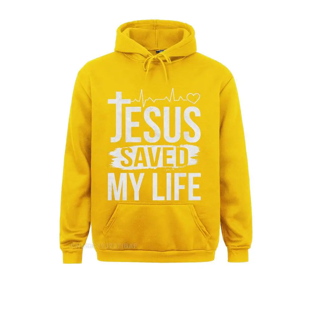 Inspirational “Jesus Saved My Life” Premium Pullover