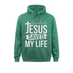 Inspirational “Jesus Saved My Life” Premium Pullover