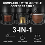 Wireless Portable Espresso Coffee Maker 3-in-1