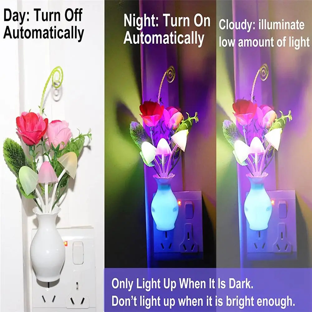 0.5W LED Night Lig Plug-In Lamp for Soft Ambient Lighting