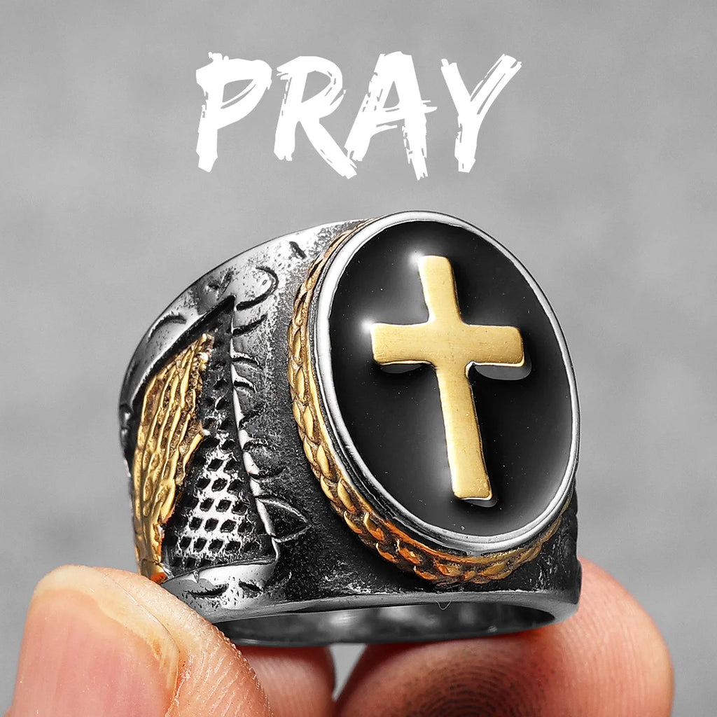 Christian Cross Ring