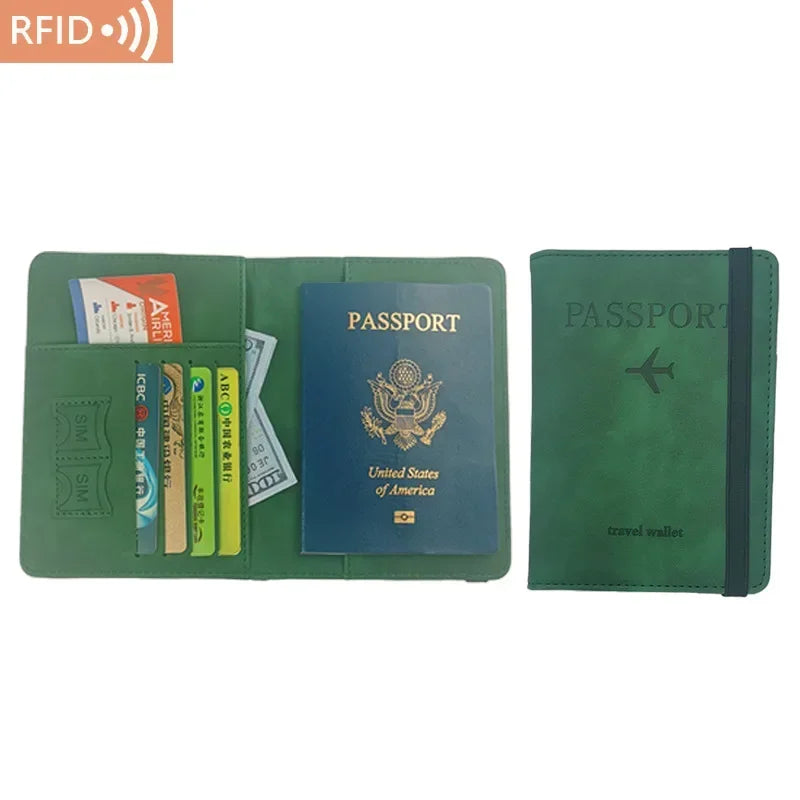 PU Leather Travel Wallet