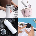 Stainless Steel Vacuum Insulated Bottle – 500ML Temperature Display