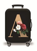 Thick Elastic World Map Luggage Cover