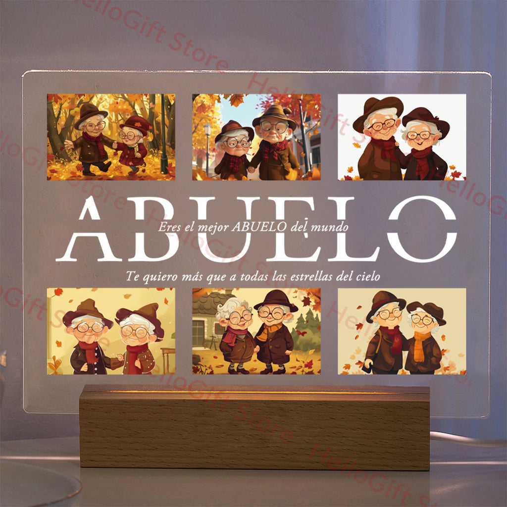 Custom Photo & Text Night Light