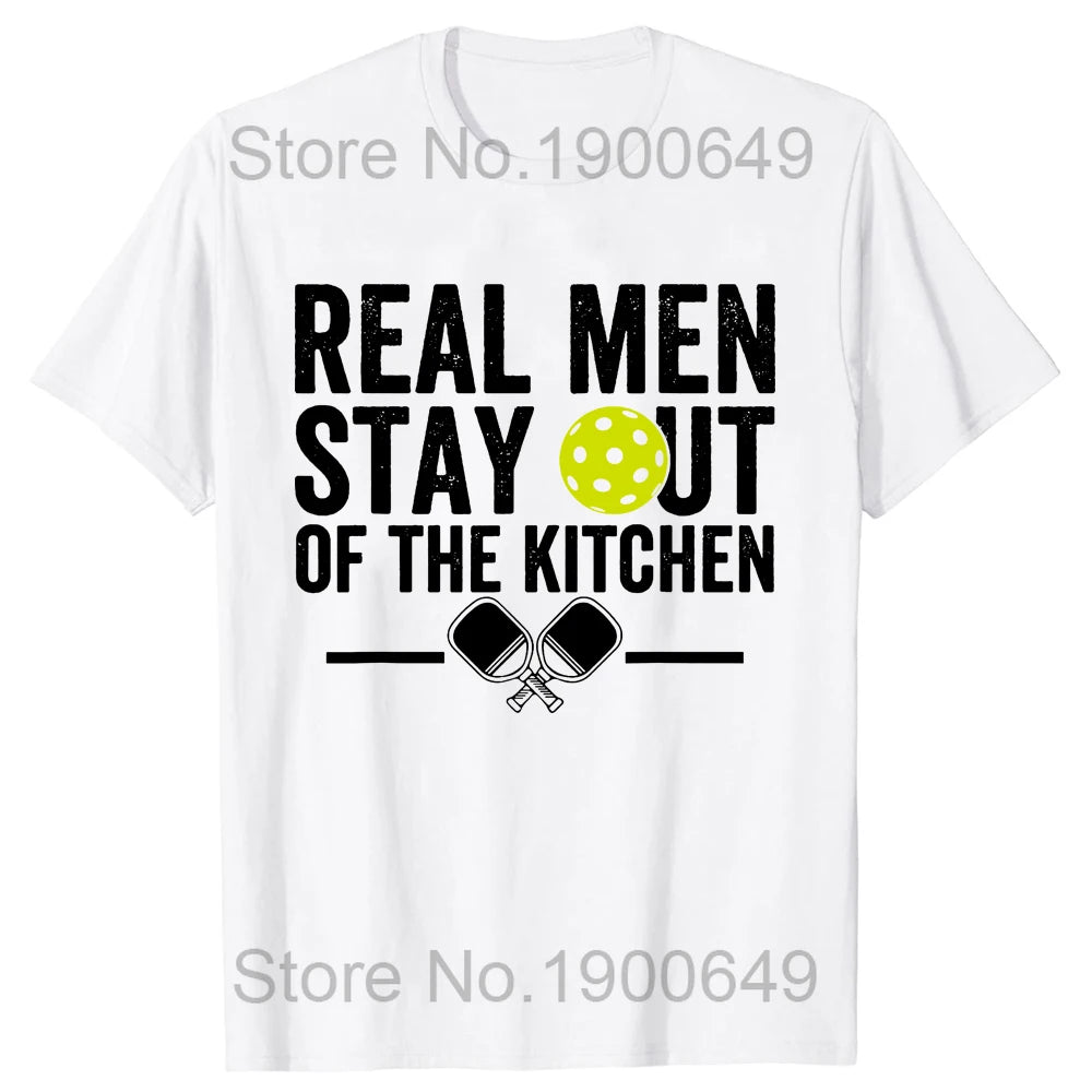 Vintage “Real Men Stay Out of the Kitchen” Short Sleeve Tee