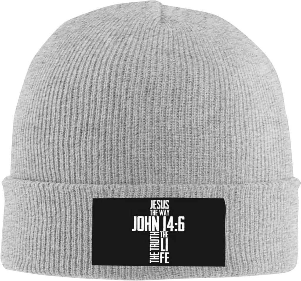 Christian Bible Verse Knit Beanie