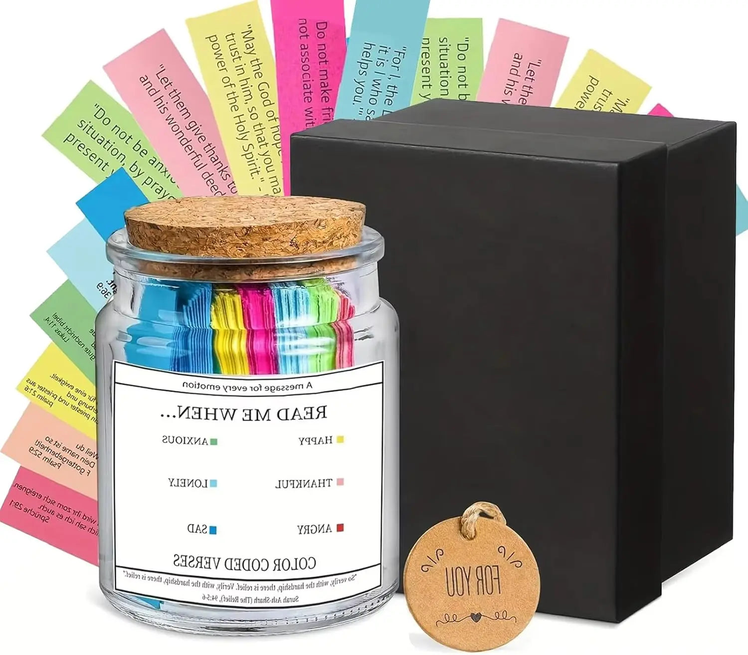 Inspirational Quran & Bible Verses Jar