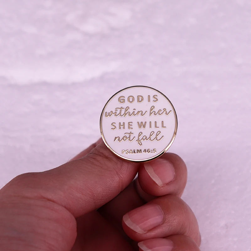 Faith-Inspired Enamel Pin