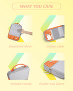 BAGSMART Compression Packing Cubes