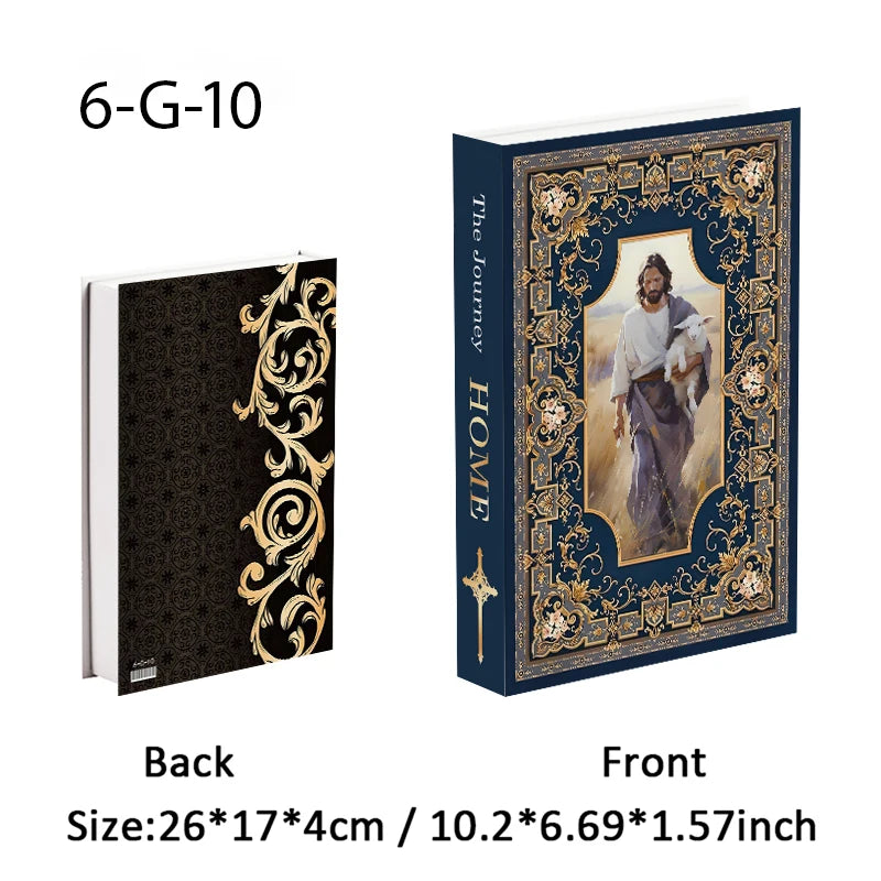 Faux Bible-Inspired Coffee Table Decor