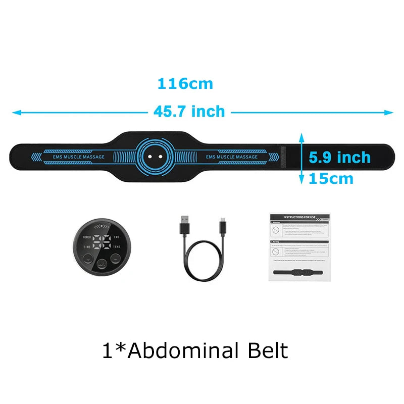 Abdominal EMS Muscle Stimulator Belt