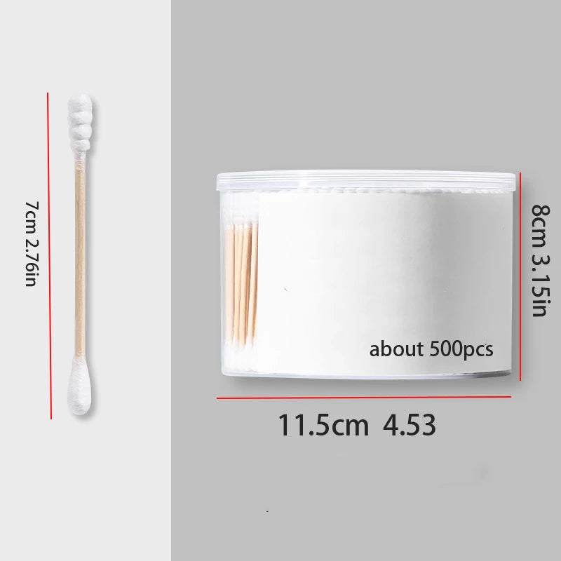 100pcs Disposable Double-Ended Cotton Swabs