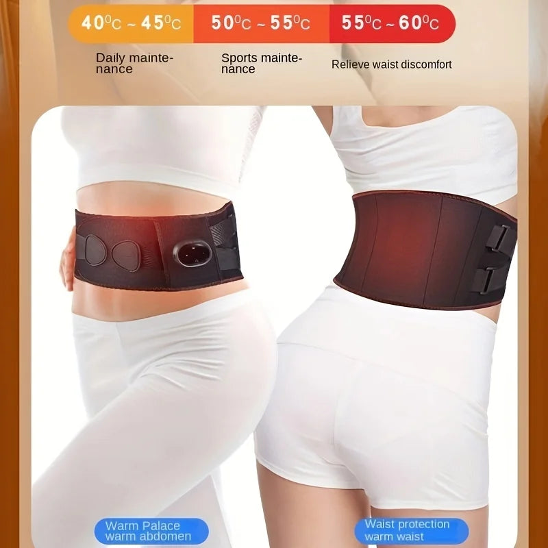 Three-Level Heating & Massage Belt for Back and Waist Relief
