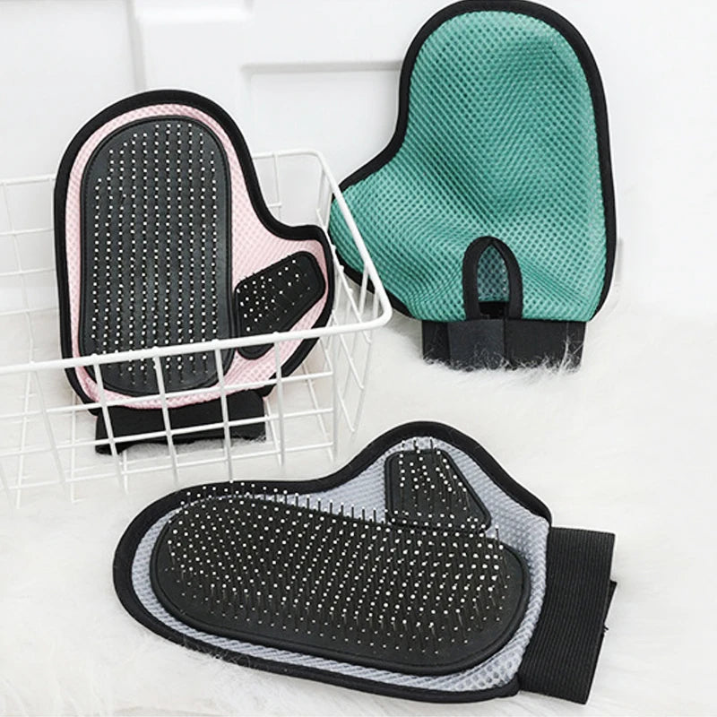 Pet Bath Massage Gloves