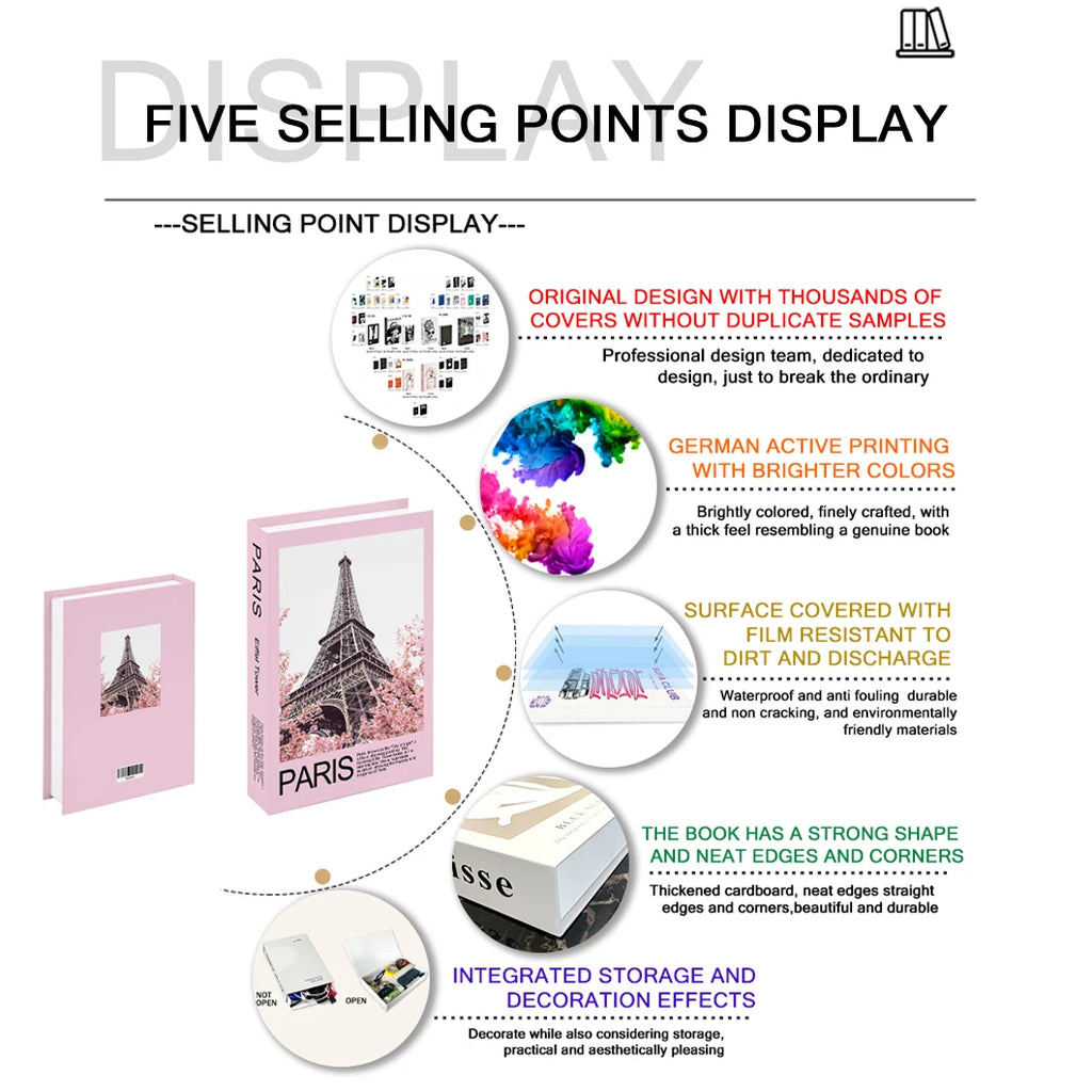 Faux Bible-Inspired Coffee Table Decor