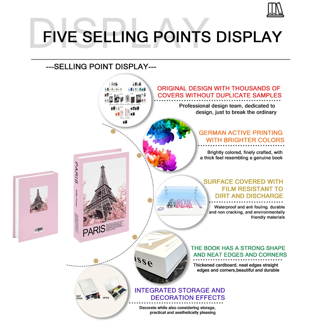 Faux Bible-Inspired Coffee Table Decor