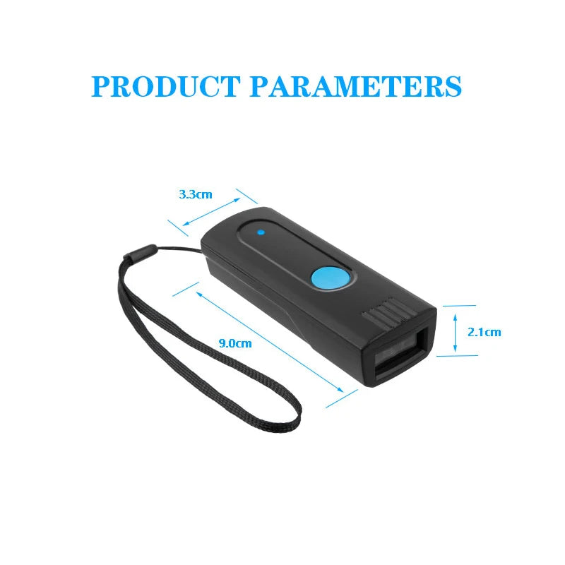 Mini Pocket Wireless Barcode Scanner