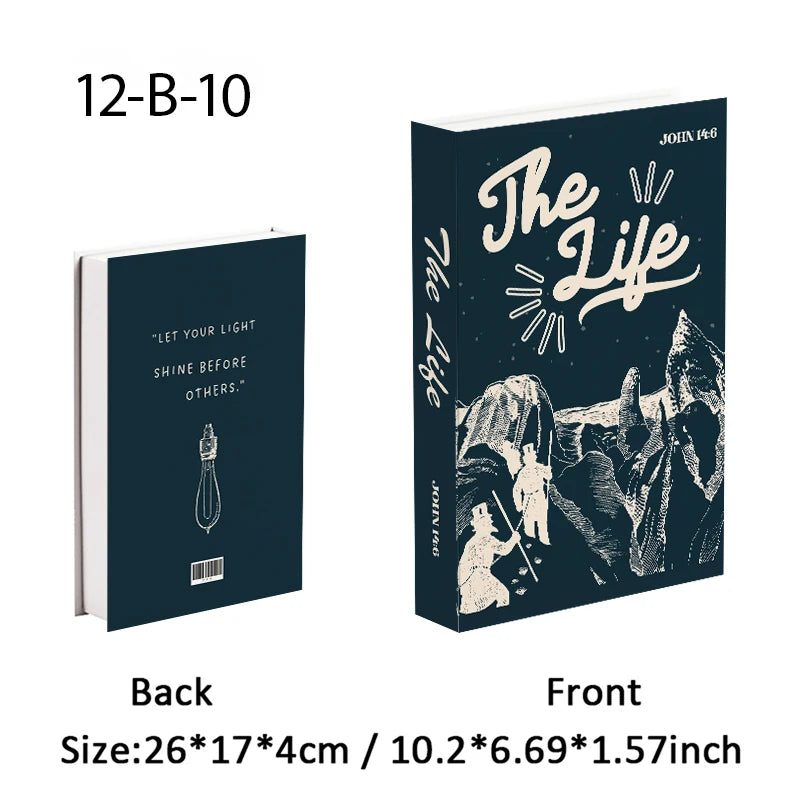 Faux Bible-Inspired Coffee Table Decor