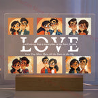 Custom Photo & Text Night Light