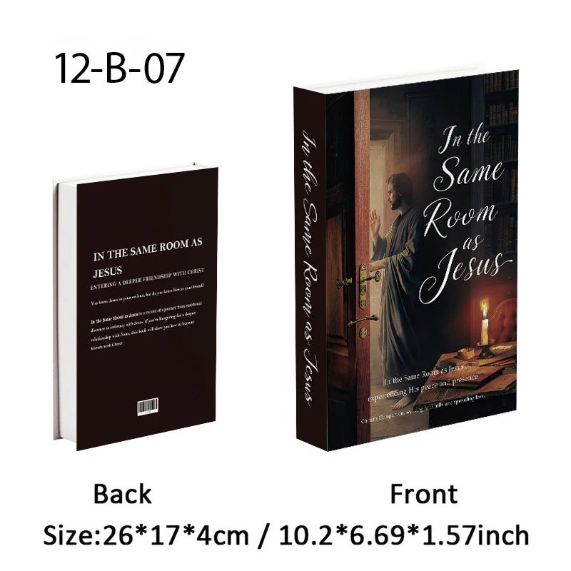 Faux Bible-Inspired Coffee Table Decor