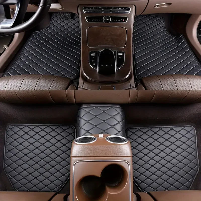 Waterproof PU Leather Car Floor Mats