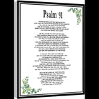 Christian Psalm Bible Verse Wall Art Print