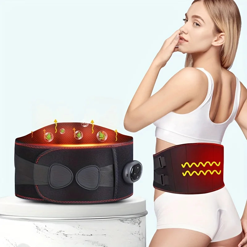 Three-Level Heating & Massage Belt for Back and Waist Relief