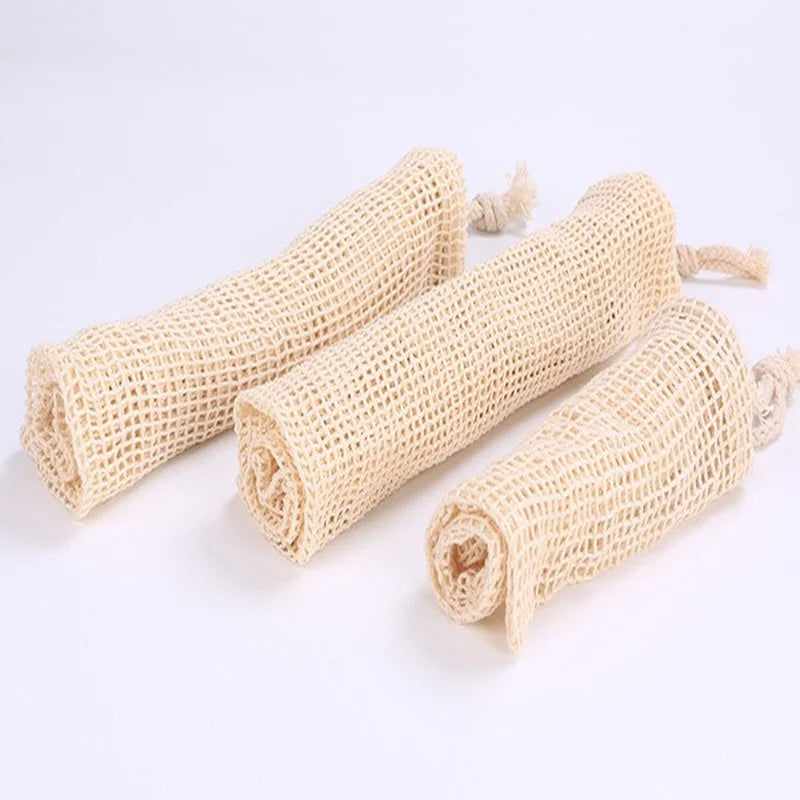 3pcs Reusable Cotton Mesh Produce Bags