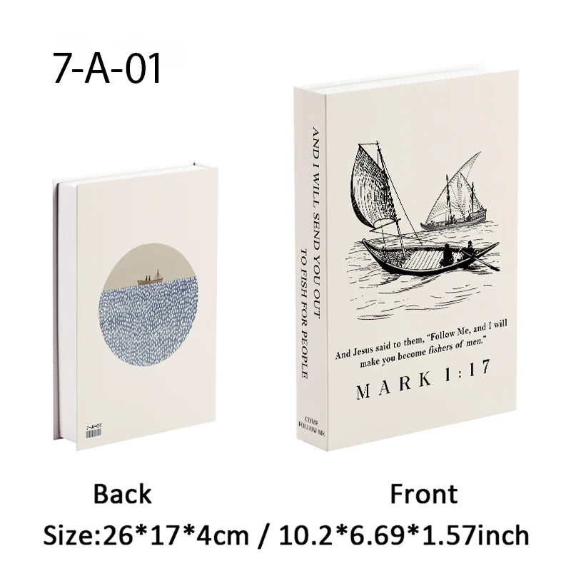 Faux Bible-Inspired Coffee Table Decor