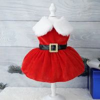 Christmas Dog Dresses For Small Dogs Clothes Summer Christmas Cosplay Cat Pet Dog Dress Fancy Princess Puppy Dress