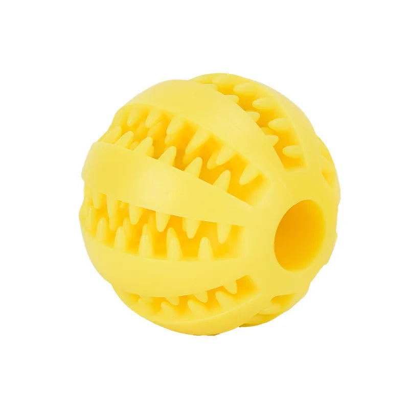 Interactive Chewing Rubber Ball Toy For Pets