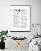 Christian Psalm Bible Verse Wall Art Print