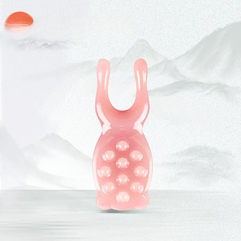 Face Lifting Guasha Resin Scraping Massage Tool