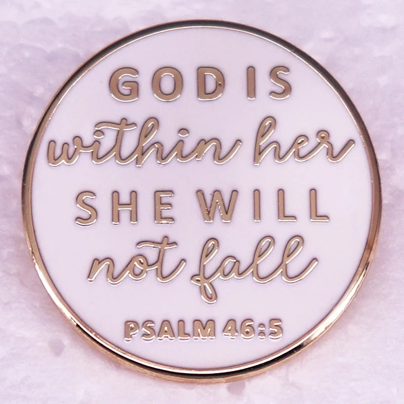 Faith-Inspired Enamel Pin