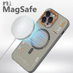 Luxury Magnetic Clear Phone Case for iPhone 17 Pro Max 16 12 13 14 15 Magsafe Wireless Charge Frosted Protector Macsafe Cover
