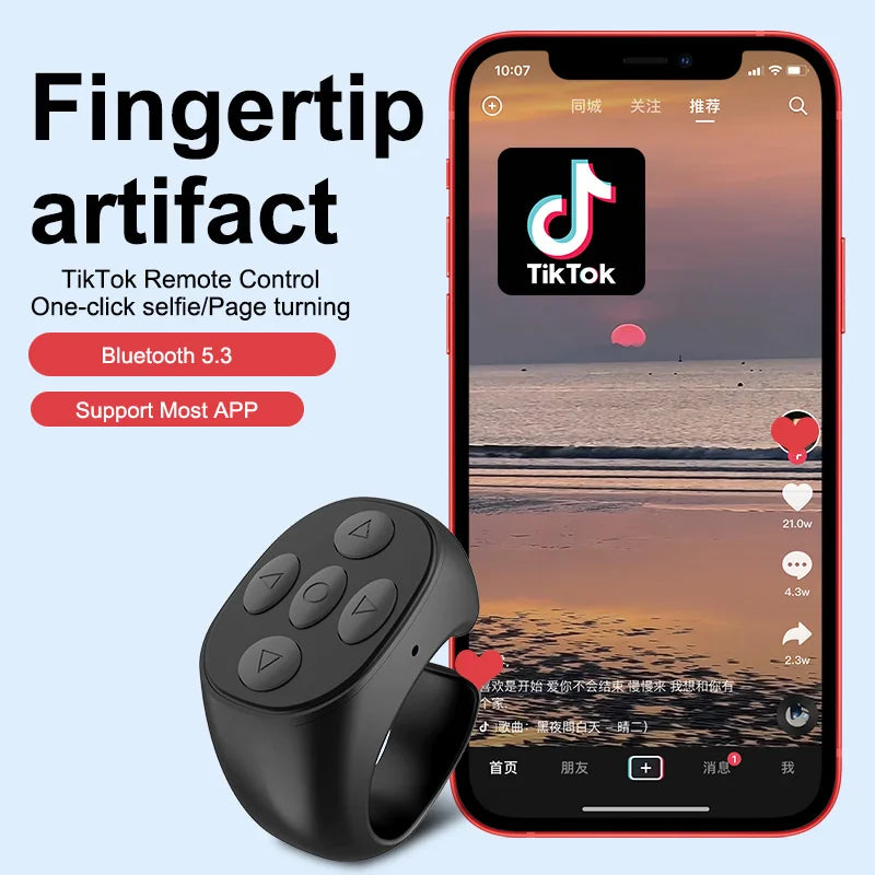 TikTok Remote Control Ring