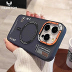 Luxury Magnetic Clear Phone Case for iPhone 17 Pro Max 16 12 13 14 15 Magsafe Wireless Charge Frosted Protector Macsafe Cover