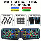 Multifunctional Color-Coded Push-Up Board Set