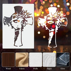 Jesus Cross Painting Template