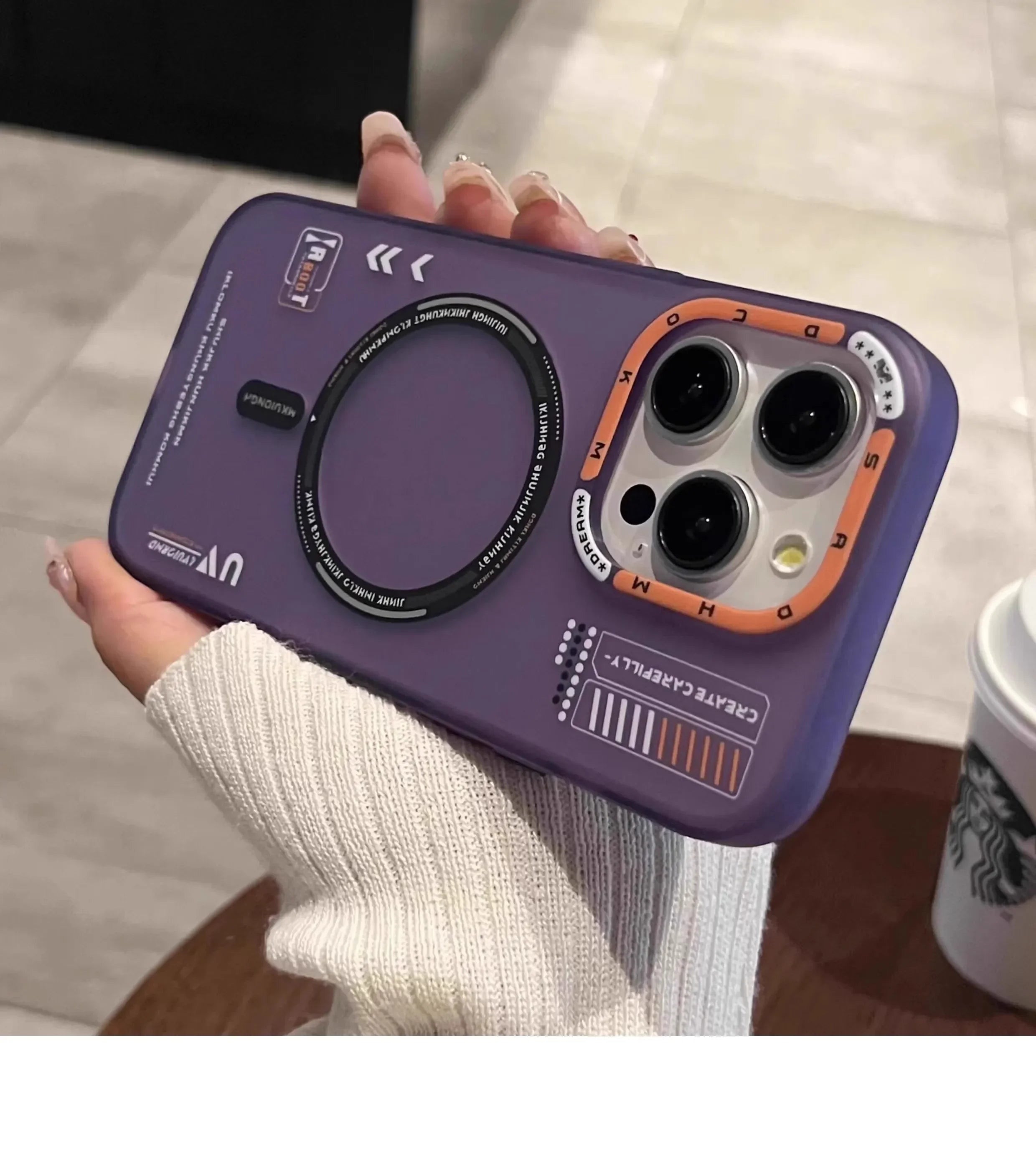 Luxury Magnetic Clear Phone Case for iPhone 17 Pro Max 16 12 13 14 15 Magsafe Wireless Charge Frosted Protector Macsafe Cover