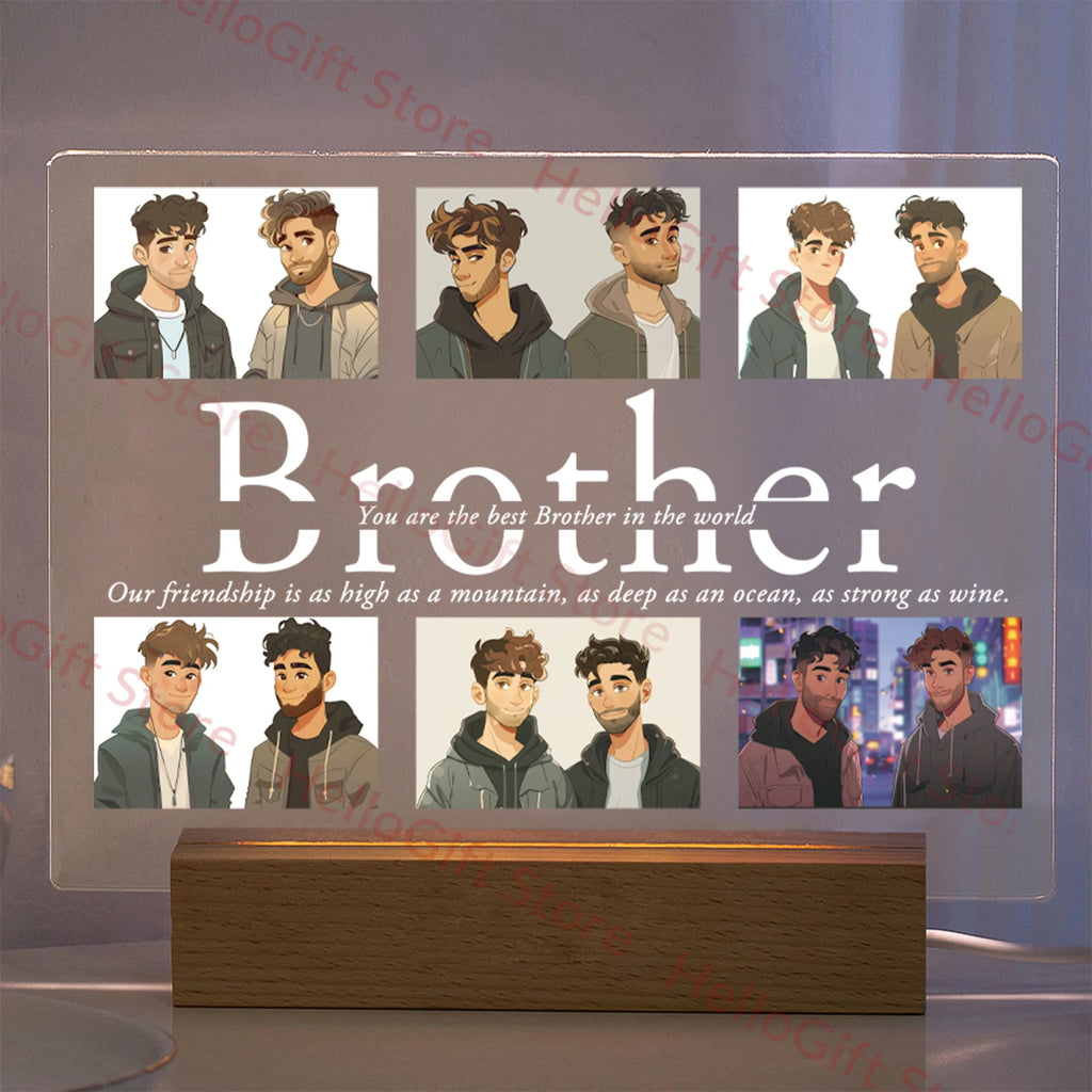 Custom Photo & Text Night Light